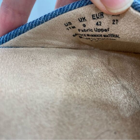 Life Stride Denim Blue Espadrille Flats size 11 - Picture 5 of 5